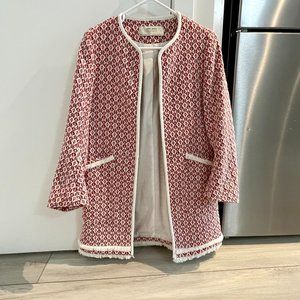 Zara Outerwear Jacket Coat Patterned (Small)